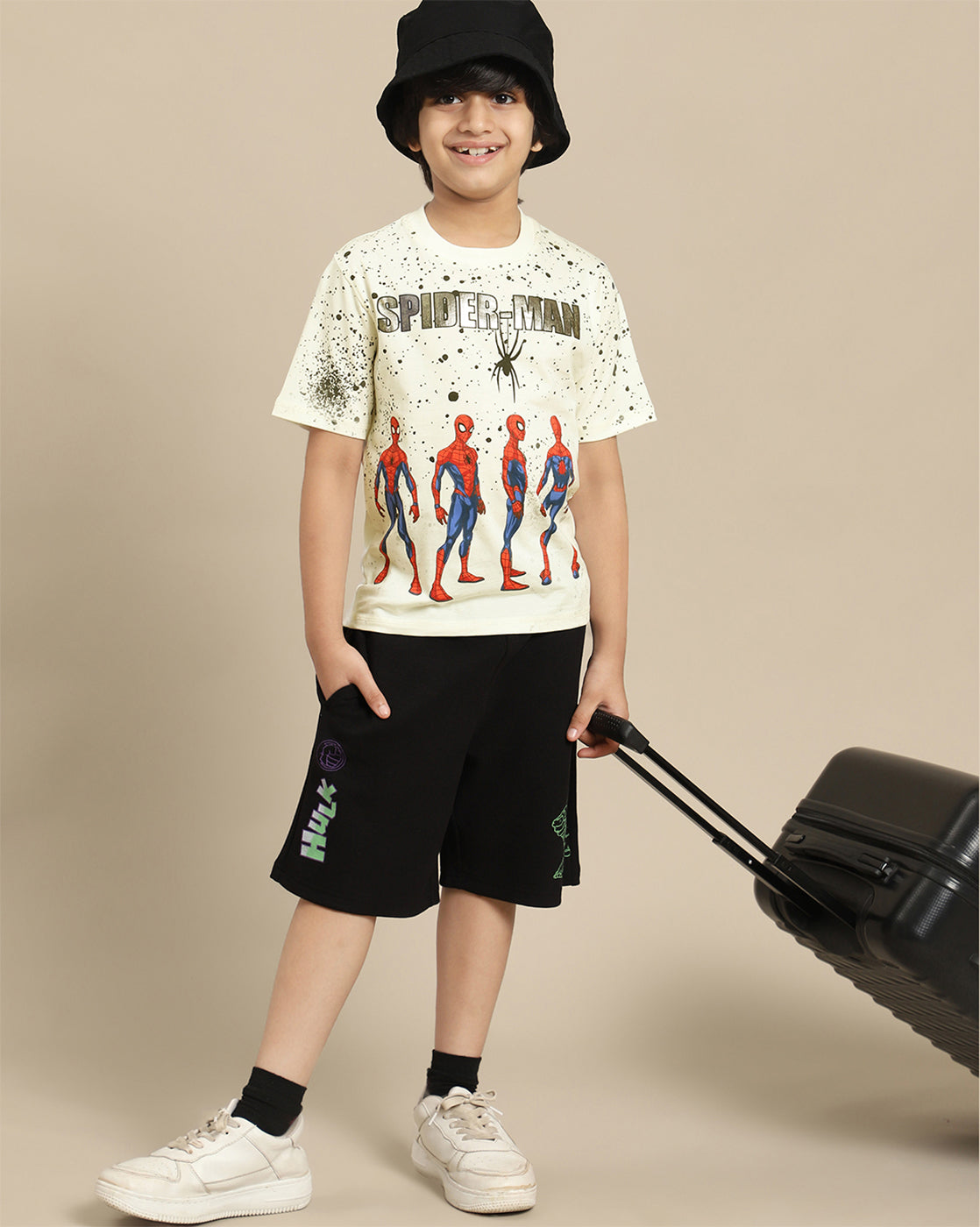 Spiderman Printed Regular Fit Tshirt For Boys