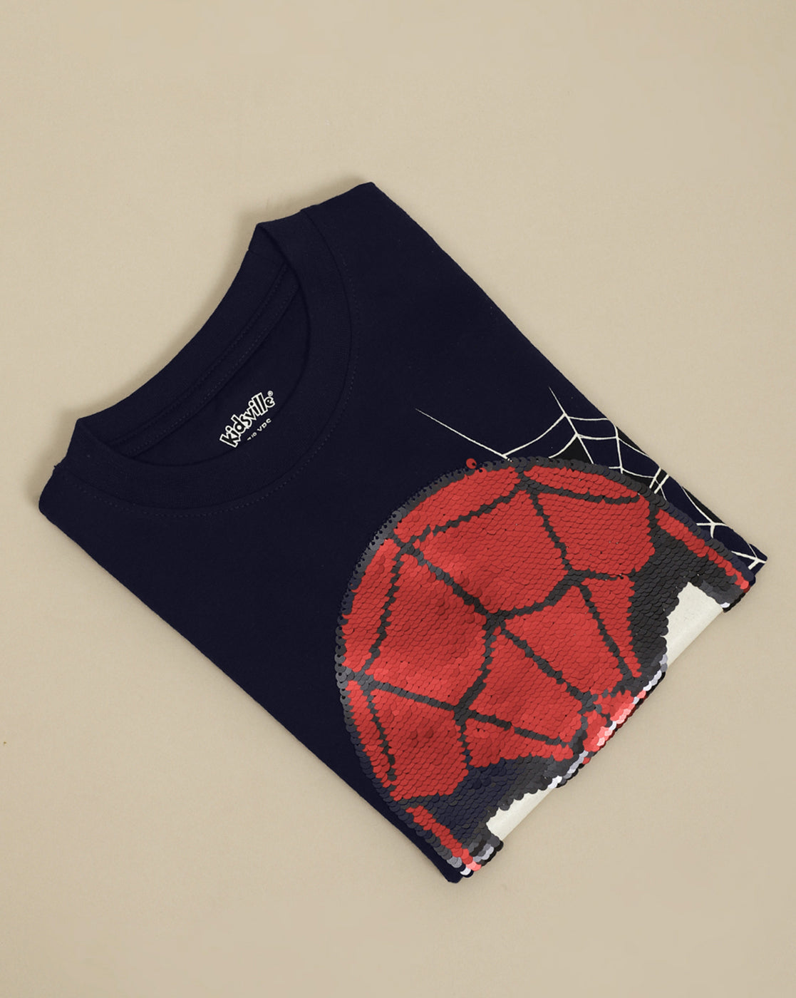Spiderman Printed Regular Fit Tshirt For Boys