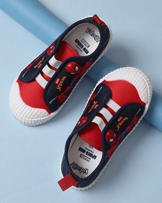 Spiderman Printed Canvas Shoes For Boys