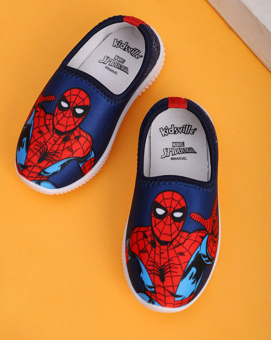Spiderman Printed Canvas Shoes For Kids Boys