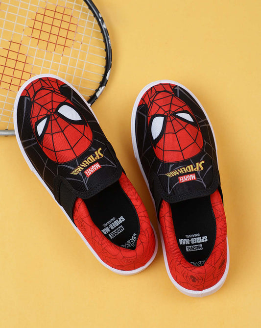 Spiderman Printed Canvas Shoes For Kids Boys