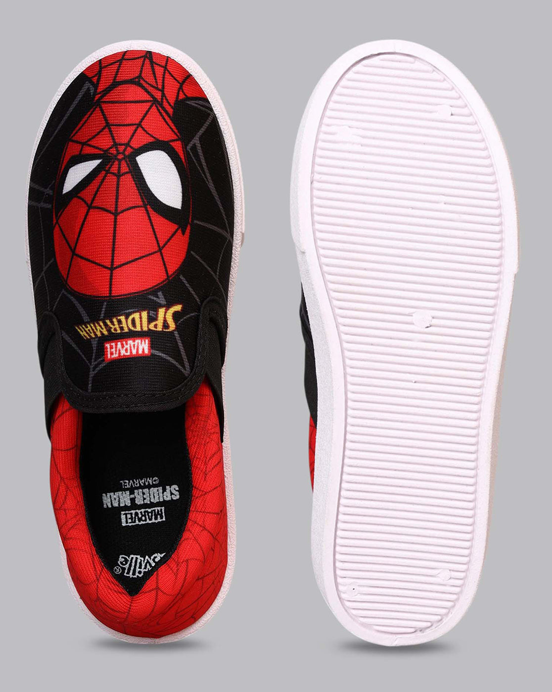 Spiderman Printed Canvas Shoes For Kids Boys