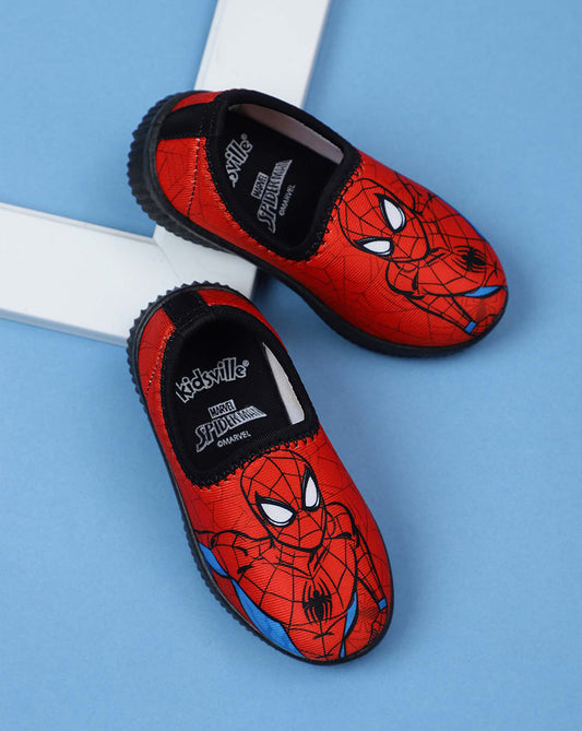 Spiderman Printed Canvas Shoes For Kids Boys