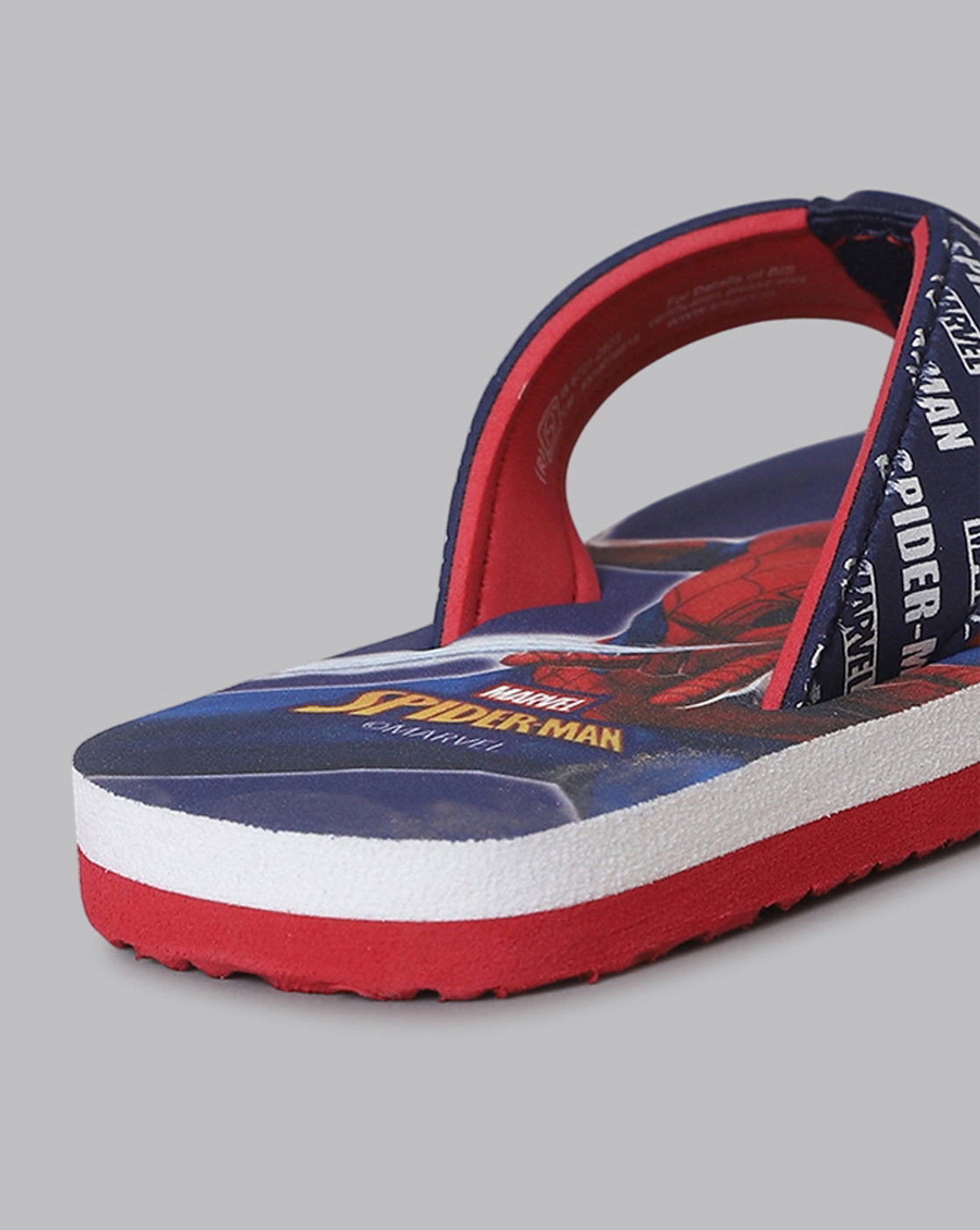 Spiderman Printed Flip-Flops For Kids Boys