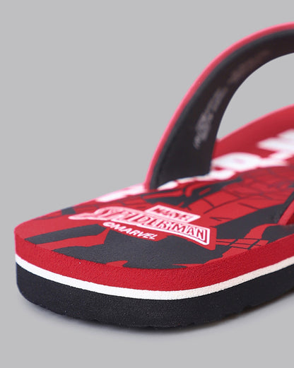 Spiderman  Red Flip-Flops  Kids Boys