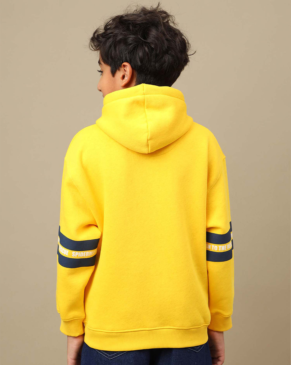 Spiderman Printed Oversized Hoodie For Boys