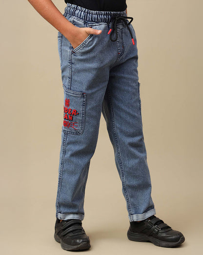 Spiderman  Regular Fit Denim Jogger  Boys