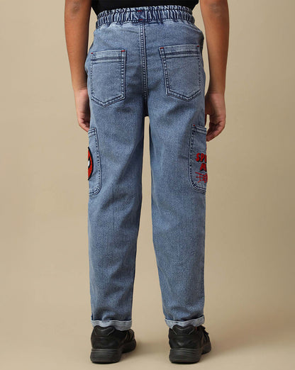 Spiderman  Regular Fit Denim Jogger  Boys