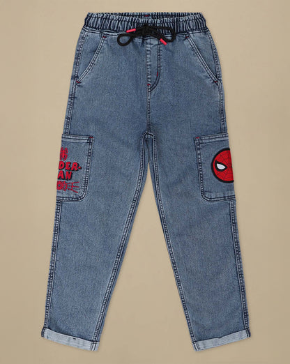 Spiderman  Regular Fit Denim Jogger  Boys