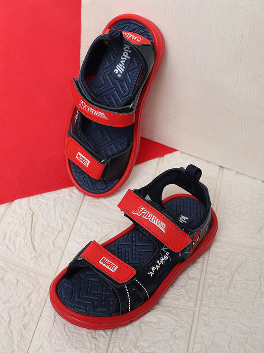 Spiderman Printed Sandals For Kids Boys