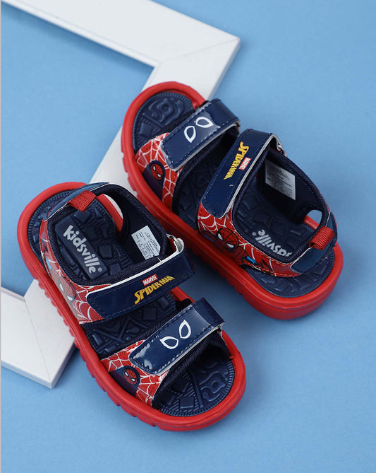 Spiderman Printed Sandals For Kids Boys