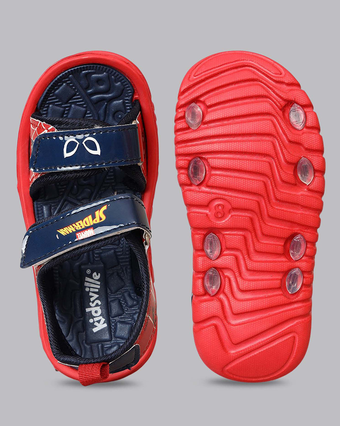 Spiderman Printed Sandals For Kids Boys