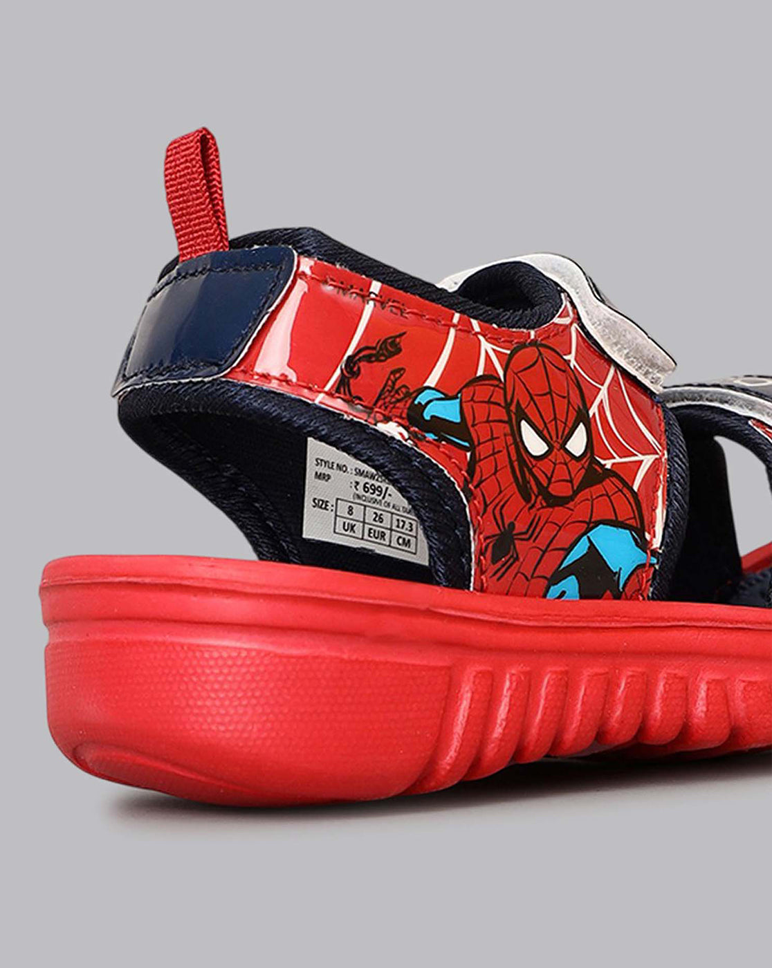 Spiderman Printed Sandals For Kids Boys