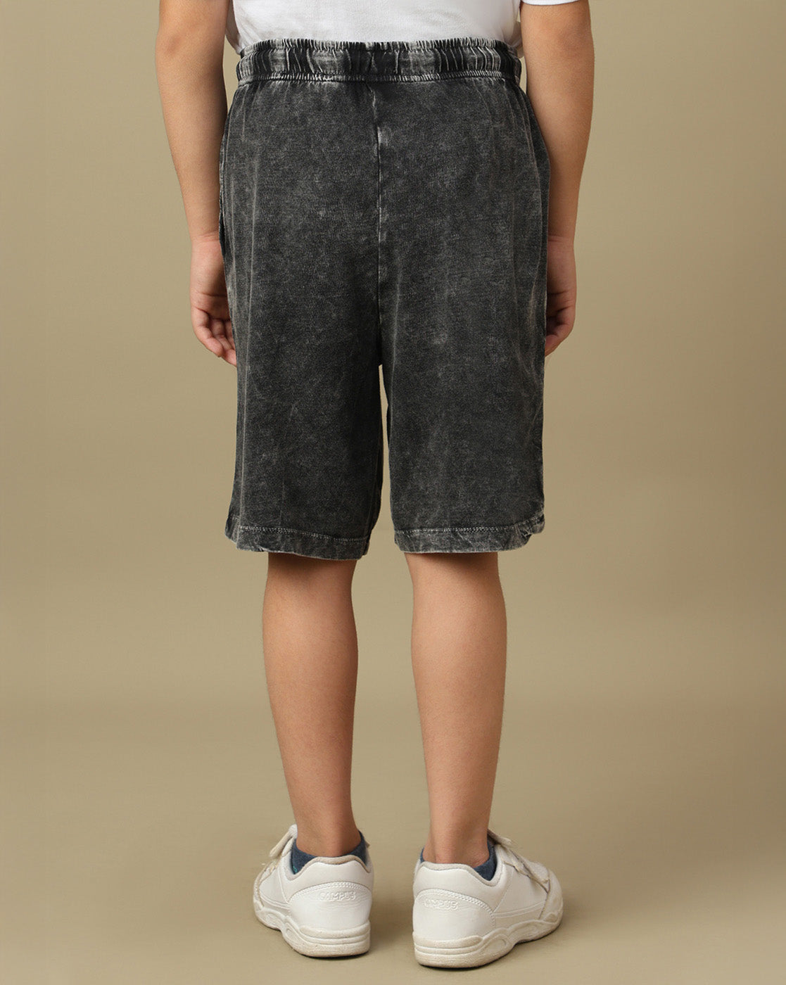 Spiderman Printed Regular Fit Denim Shorts For Boys