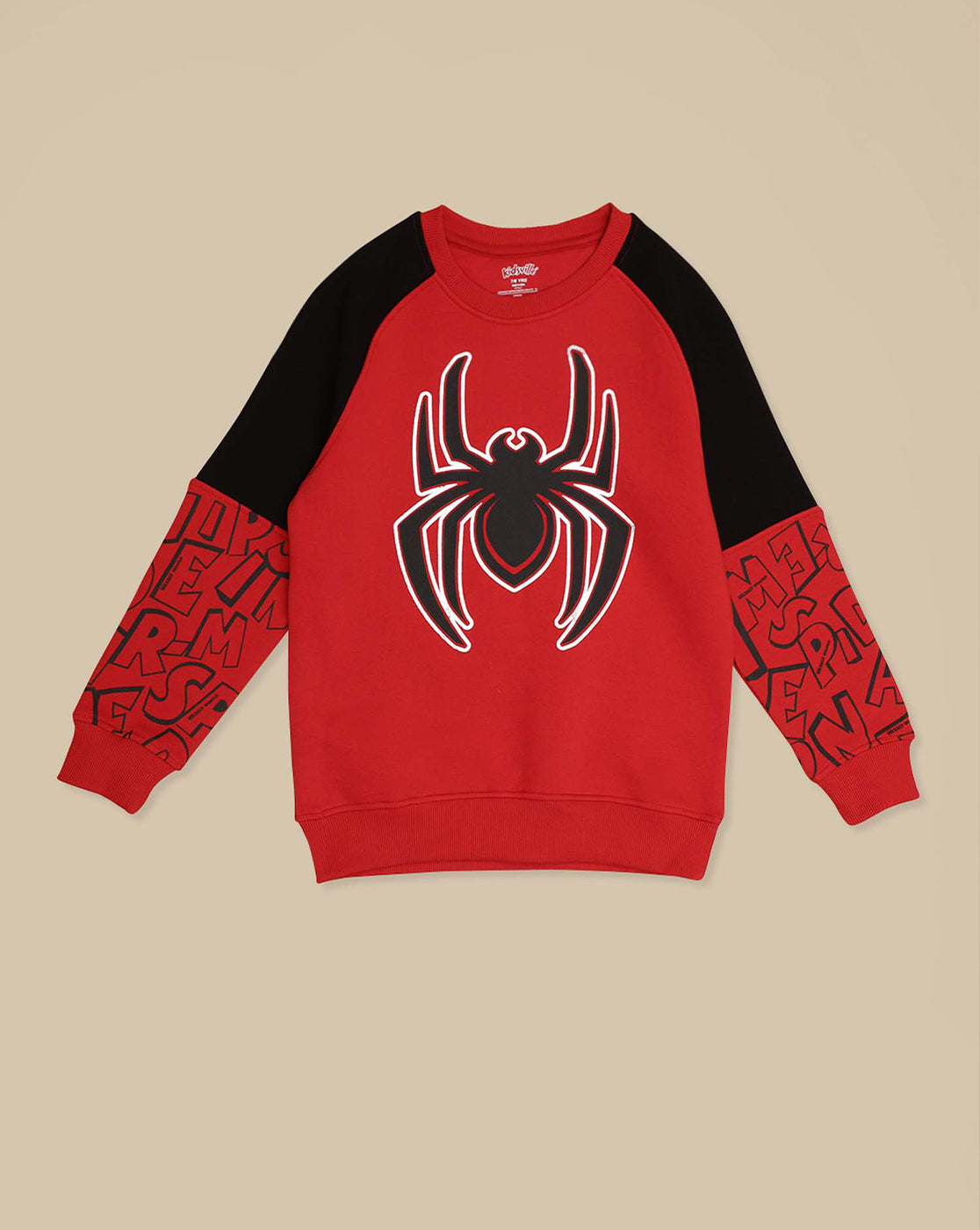 Spiderman Printed Regular Fit Sweatshirt For Boys