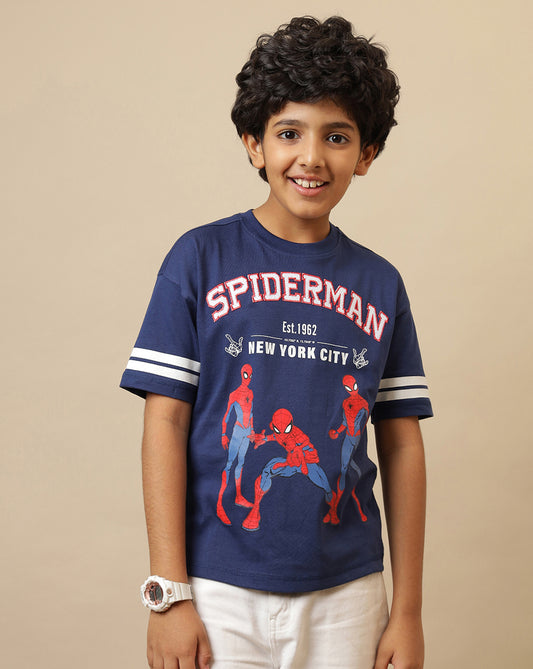 Spiderman Printed Oversized fit Tshirt For Boys
