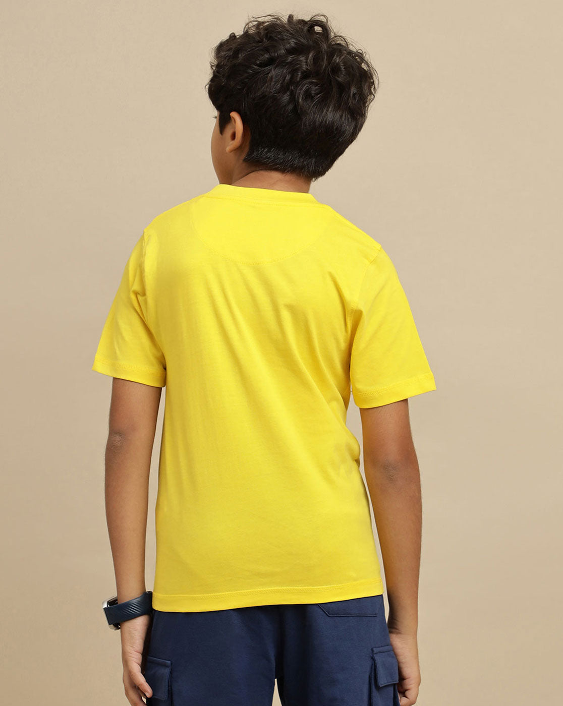 Spiderman Printed Regular Fit Reversible Sequin Tshirt For Boys