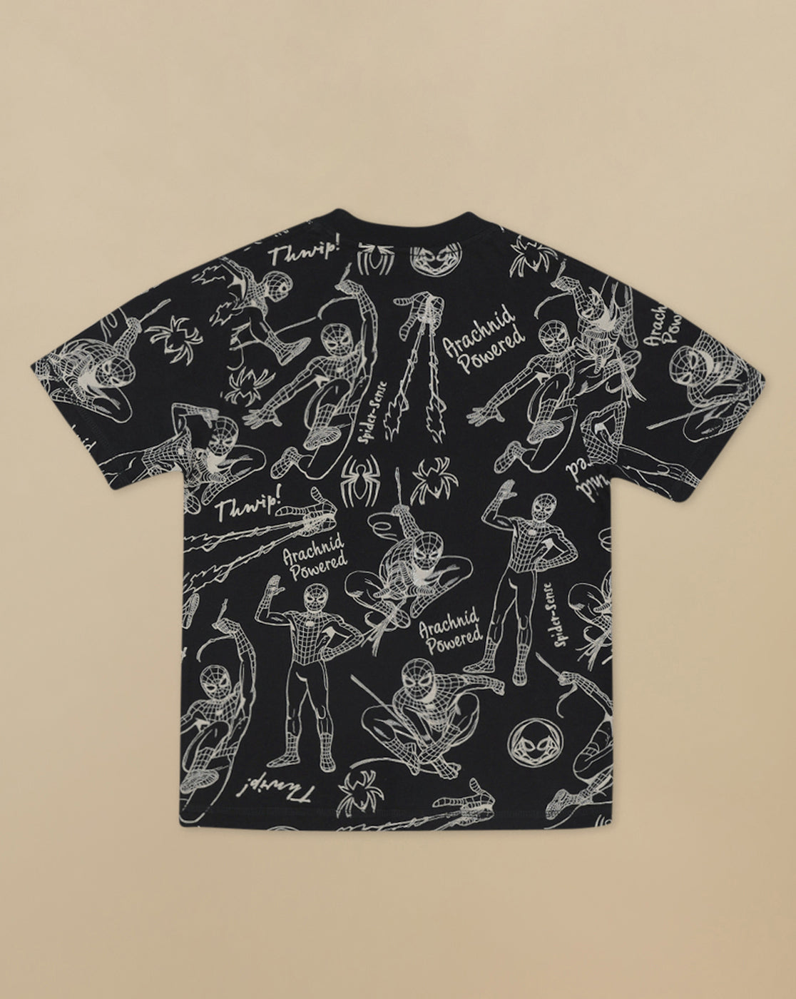 Spiderman Printed Regular Fit Tshirt For Boys