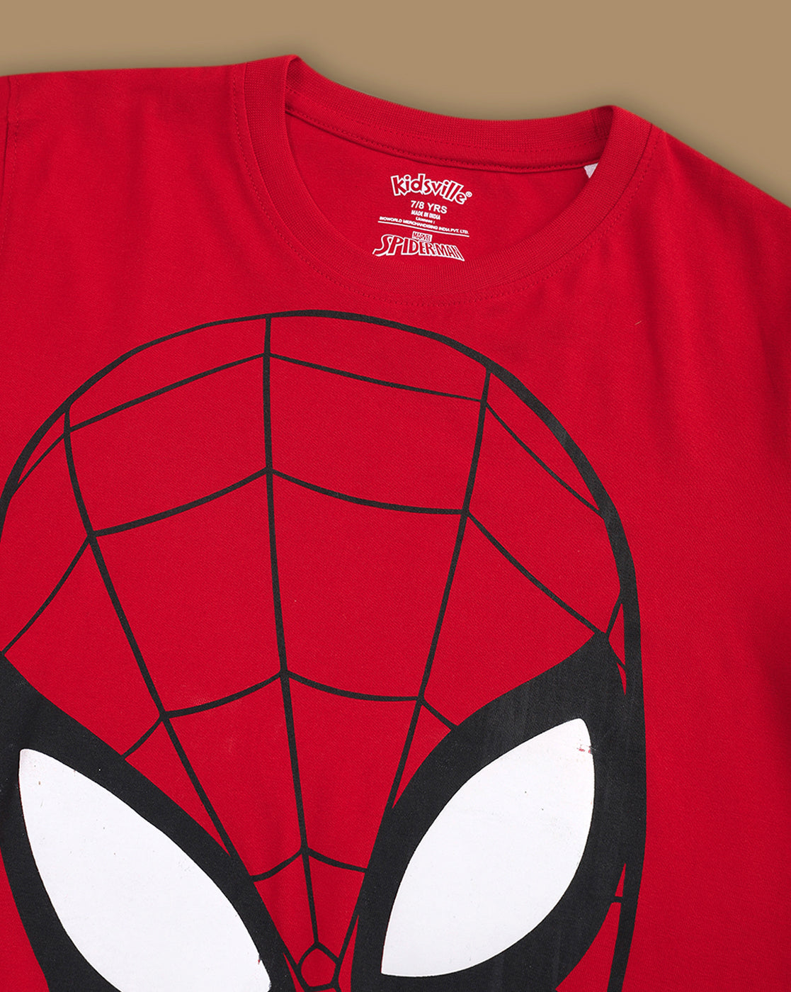Spiderman Printed T-Shirt & Short Set For Boys