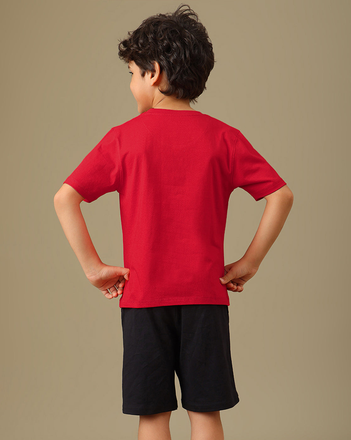 Spiderman Printed T-Shirt & Short Set For Boys