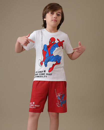 Spiderman  T-Shirt & Short Set  Boys