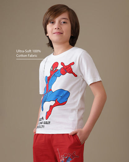Spiderman  T-Shirt & Short Set  Boys