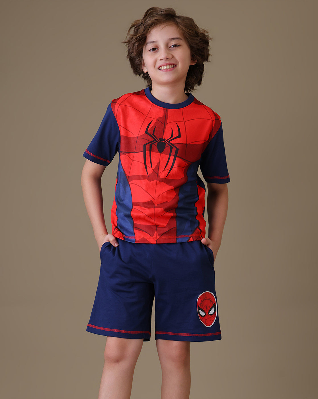 Spiderman  T-Shirt & Shorts Co-Ords Set  Boys