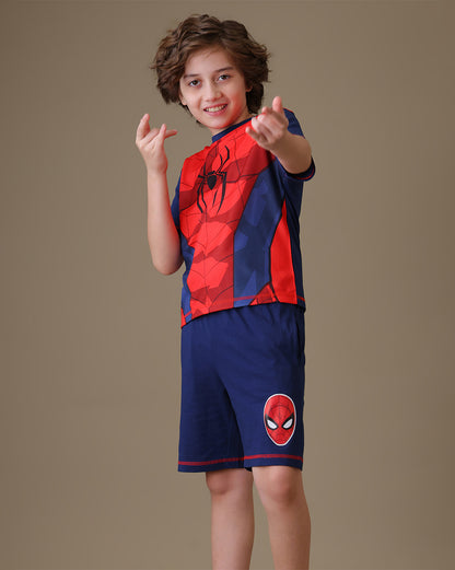 Spiderman  T-Shirt & Shorts Co-Ords Set  Boys