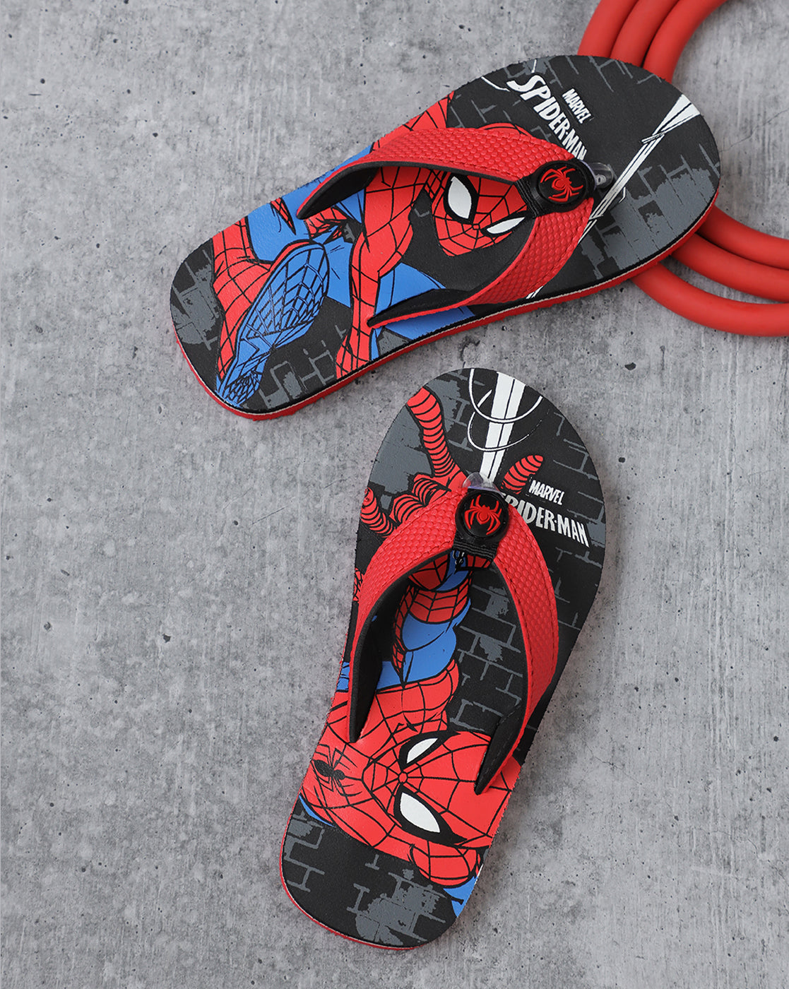 Spiderman Printed Flipflops for Boys