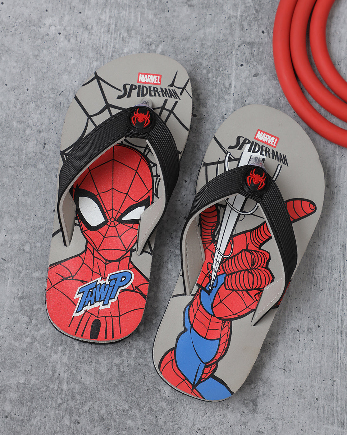 Spiderman Printed Flipflops for Boys