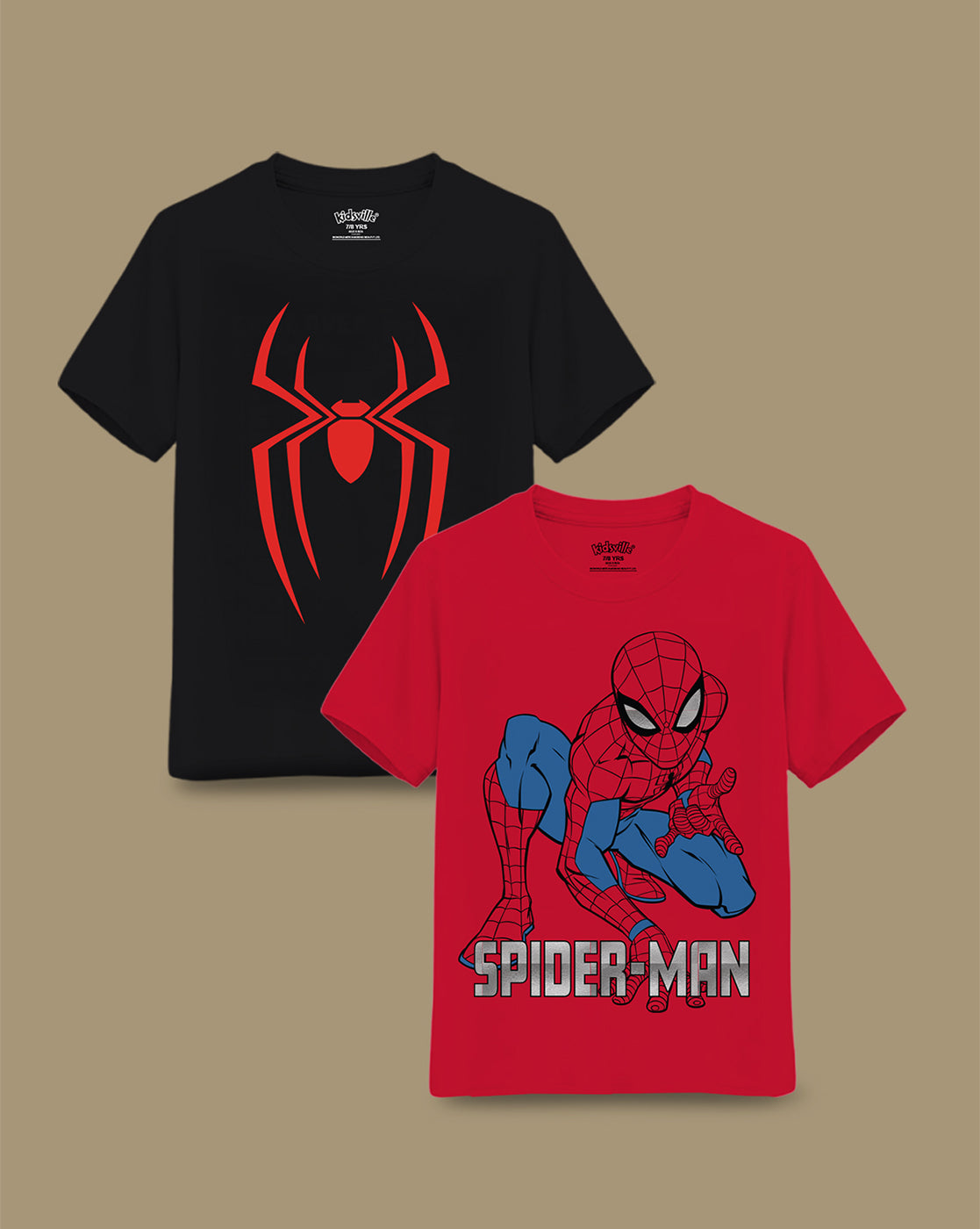 Spiderman  Pack of 2 Tshirt  Boys