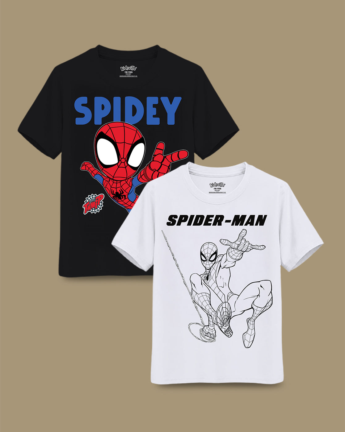 Spiderman  Pack of 2 Tshirt  Boys
