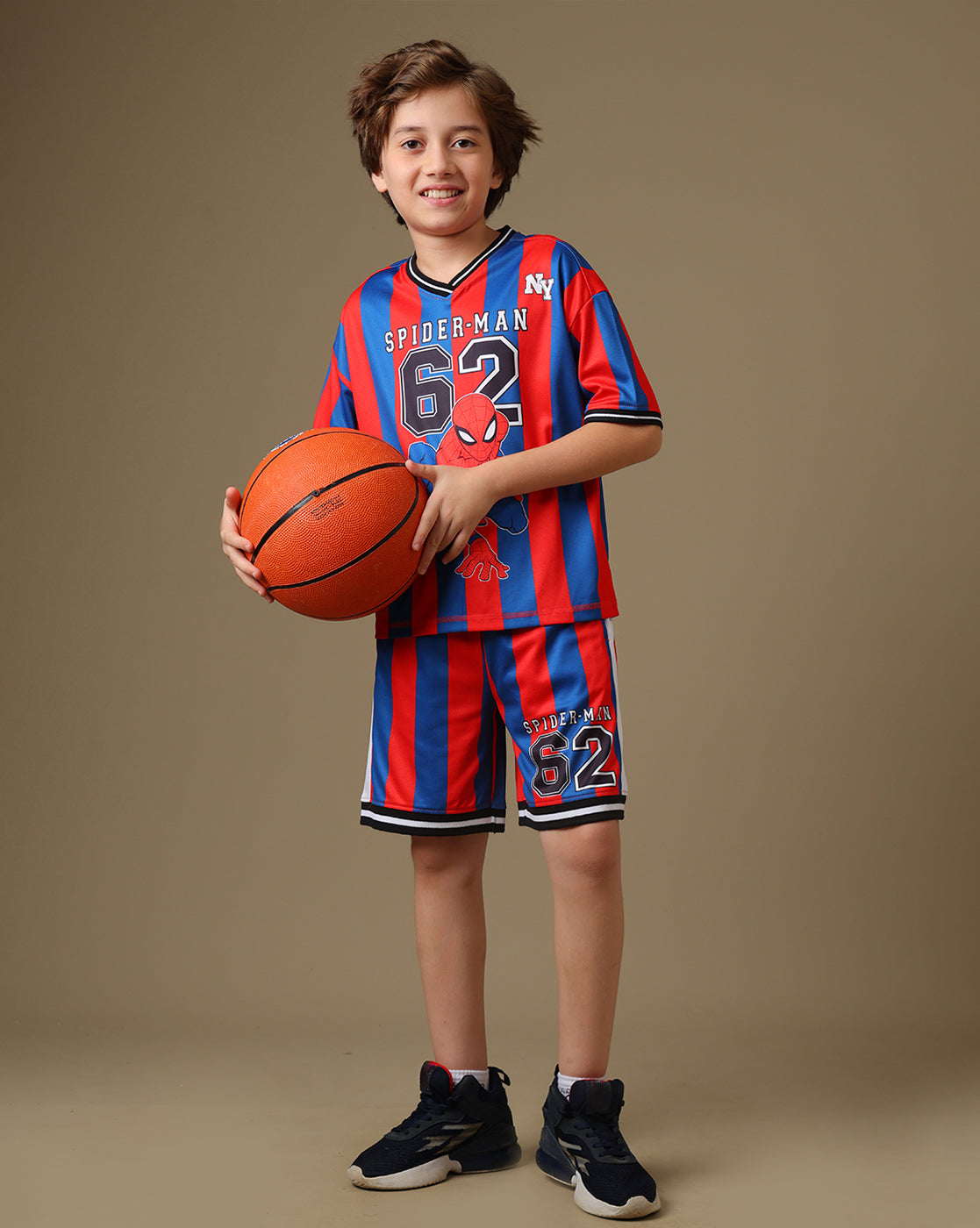 Spider-Man Printed Regular Fit Shorts For Boys