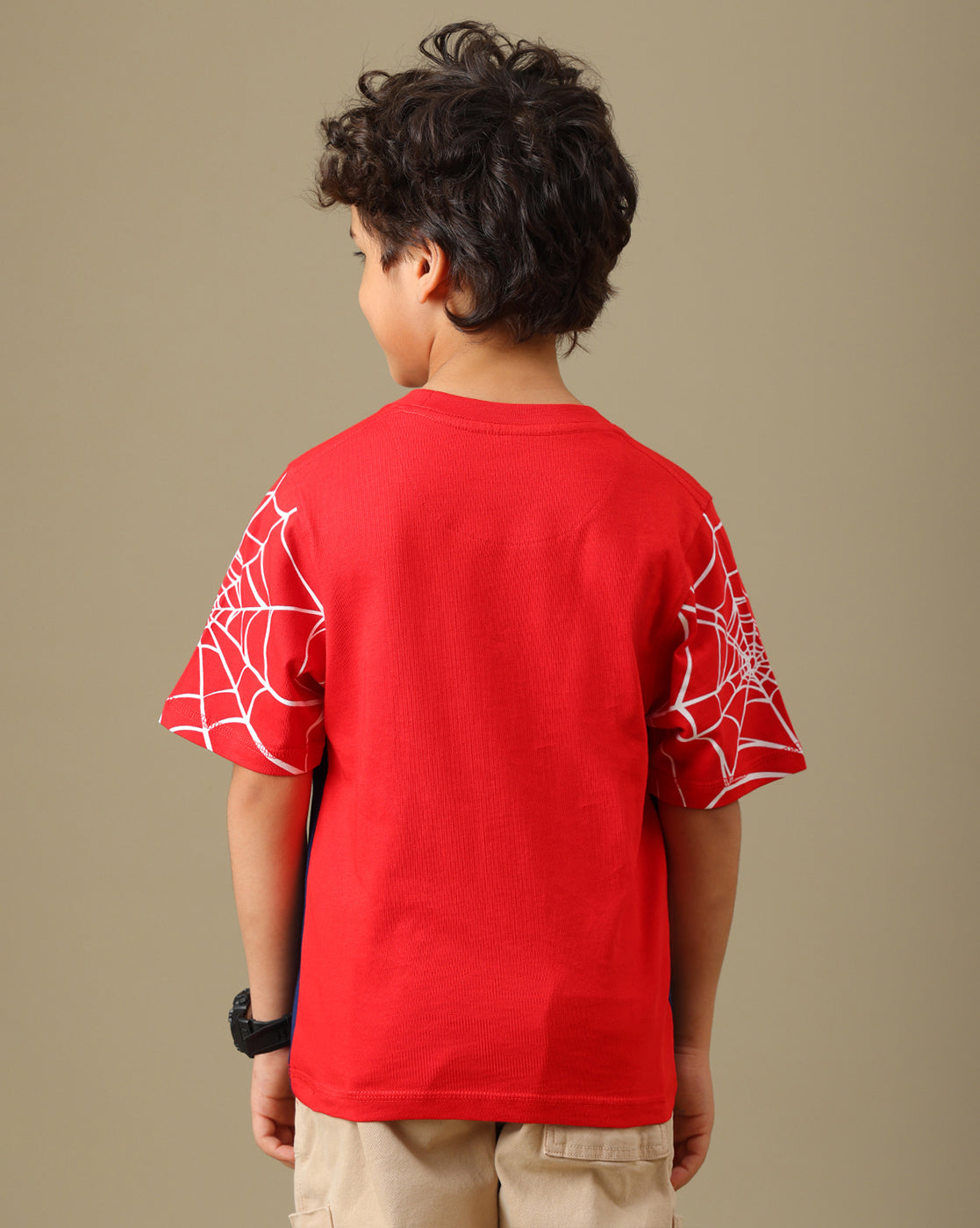 Spiderman Printed Regular Fit Tshirt For Boys