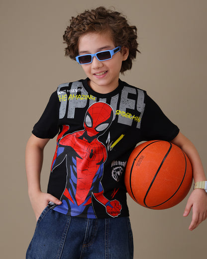 Spiderman Regular Fit Tshirt Boys
