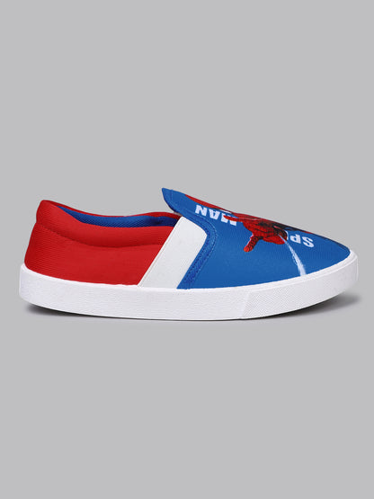 Kids Boys Spiderman  Blue Canvas