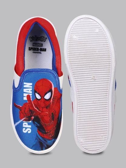 Kids Boys Spiderman  Blue Canvas