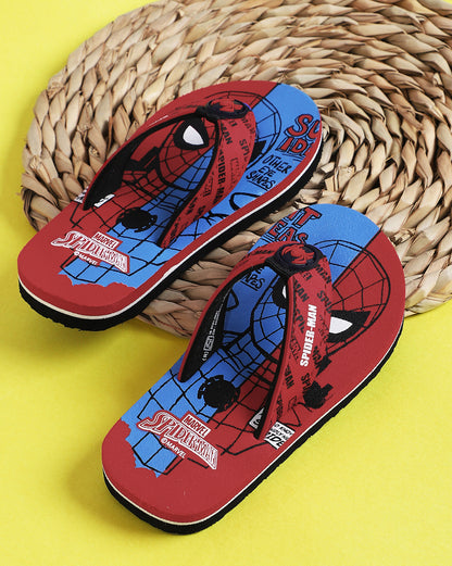 Spiderman  Red Flip-Flops  Kids Boys