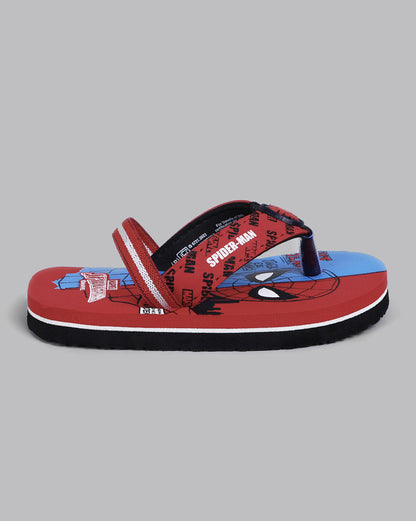 Spiderman  Red Flip-Flops  Kids Boys