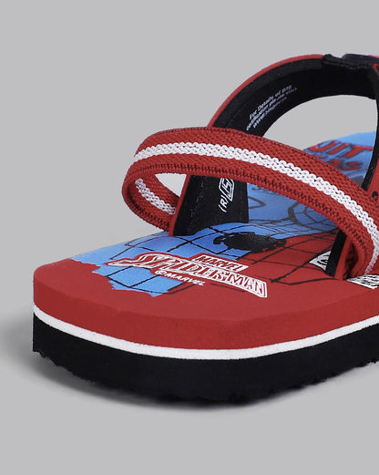Spiderman  Red Flip-Flops  Kids Boys