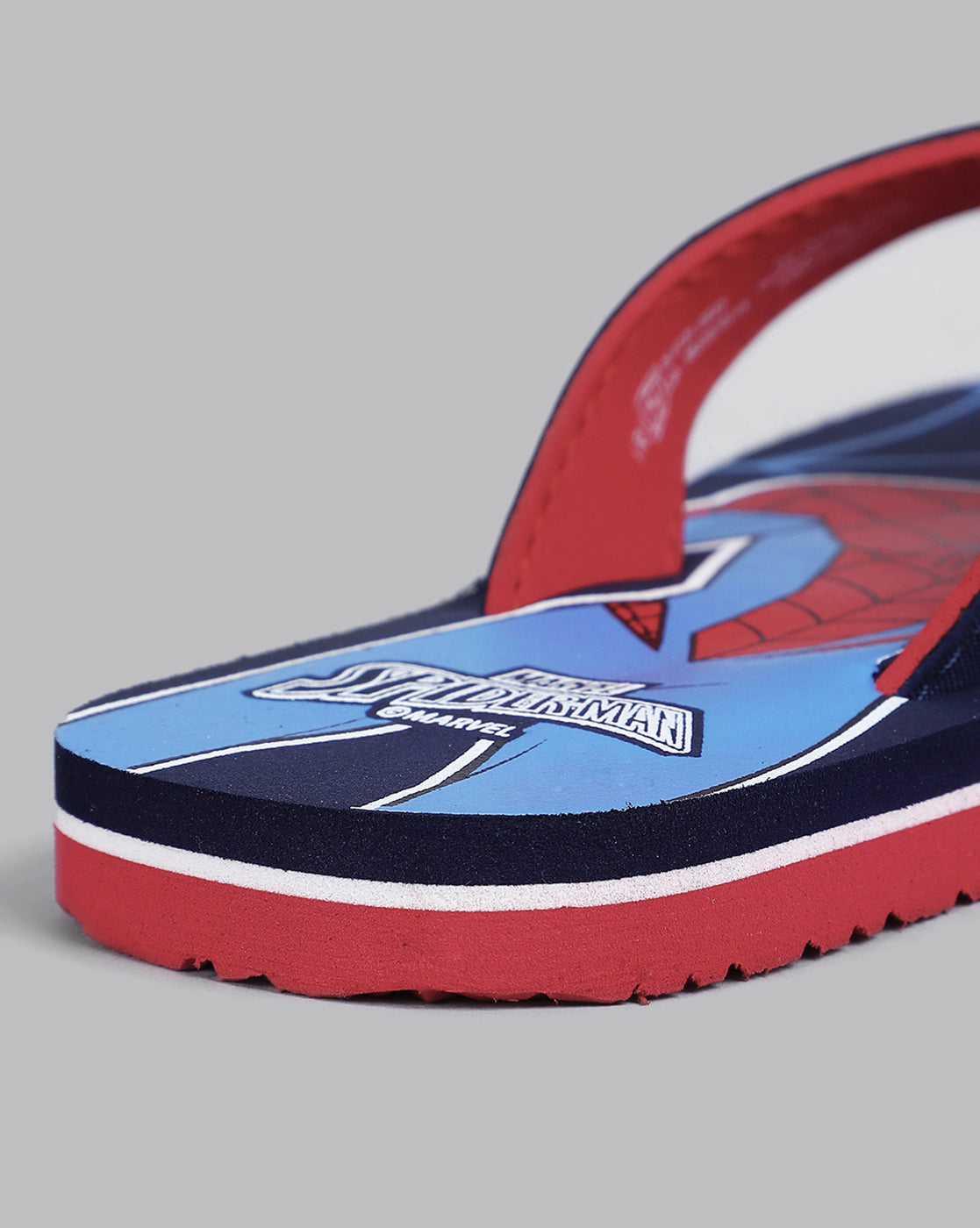 Spiderman Printed Navy Flip-Flops For Kids Boys