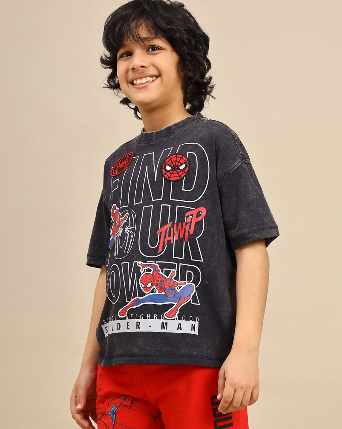 Spiderman Regular Fit Tshirt Boys