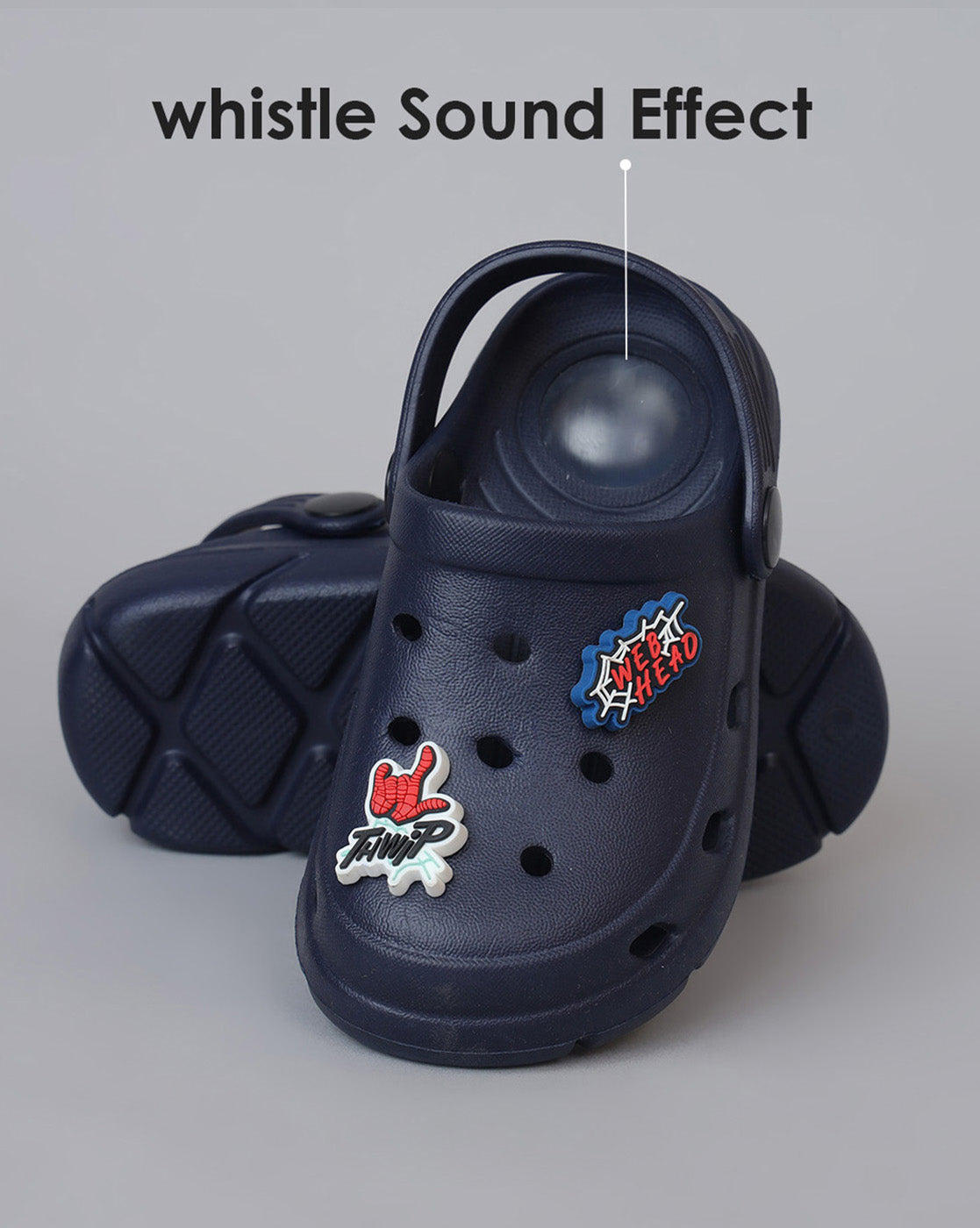 Spiderman Clogs with Whistle sound for Boys