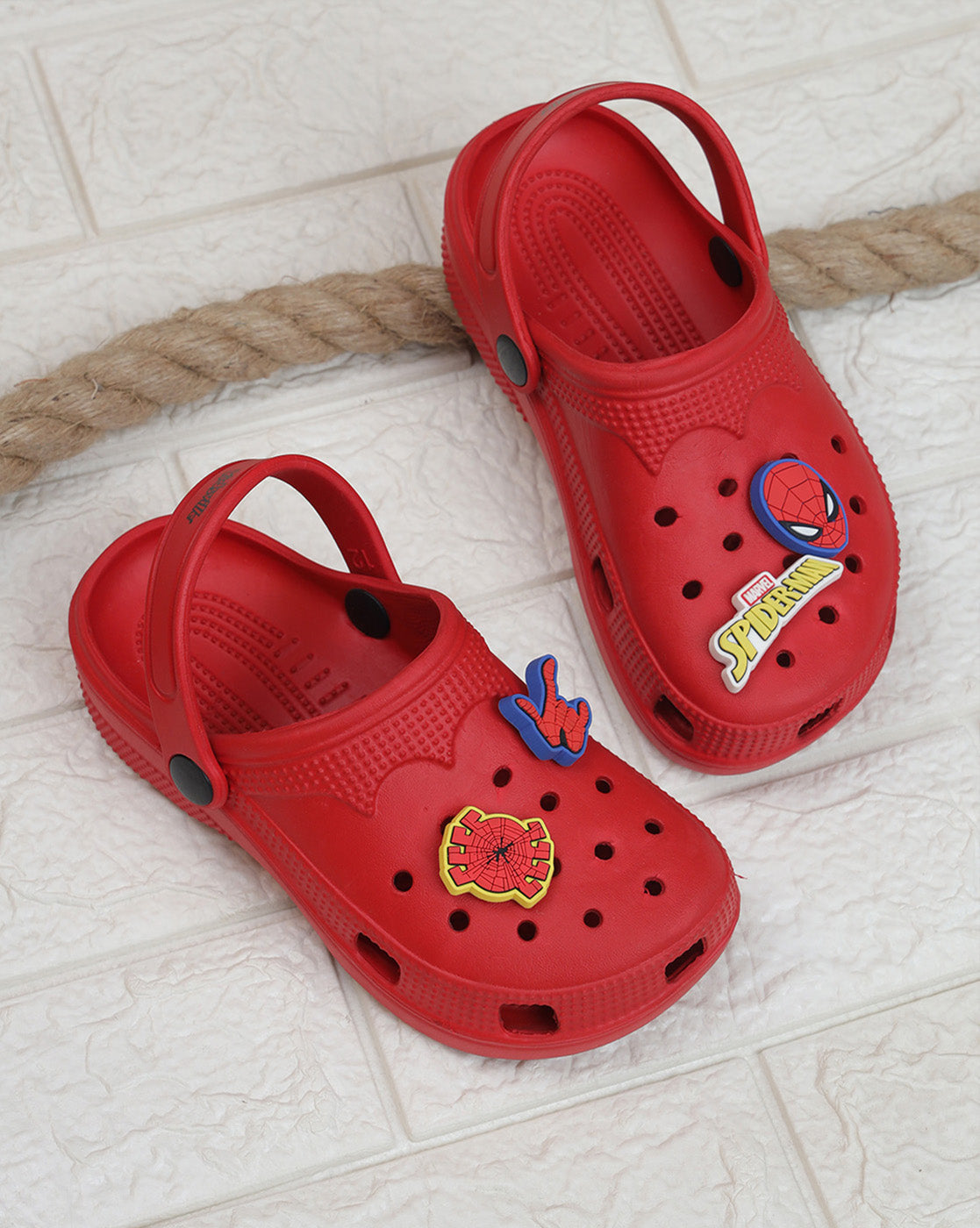 Spiderman Clogs for Boys (Charms Included)