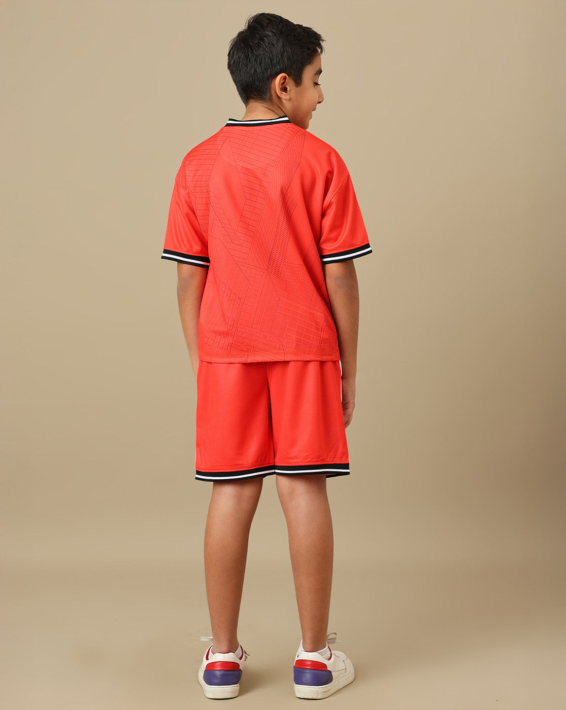 Spiderman Printed Relaxed Fit Co-Ords Set For Boys