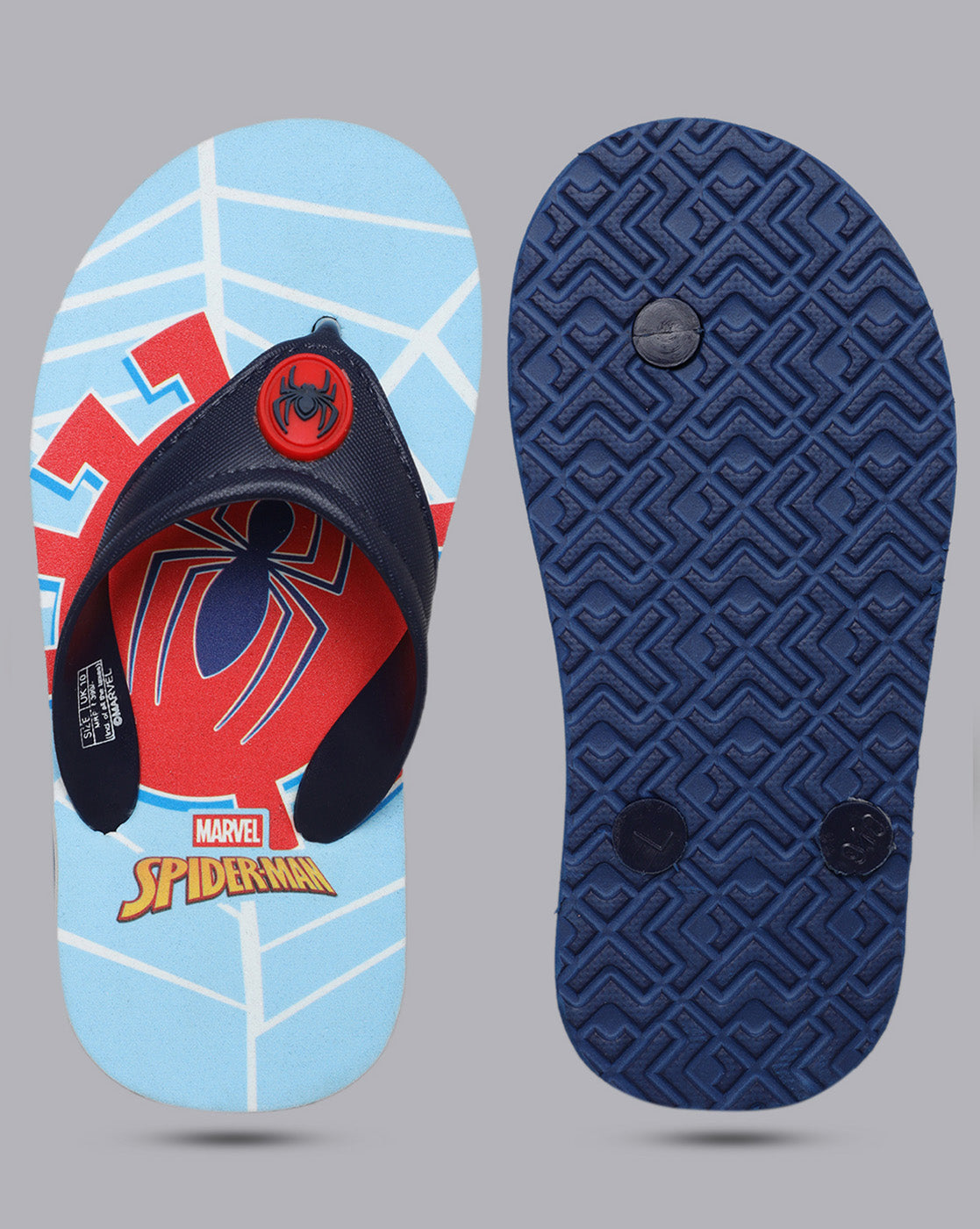 Spiderman Printed Flip-Flops for Boys