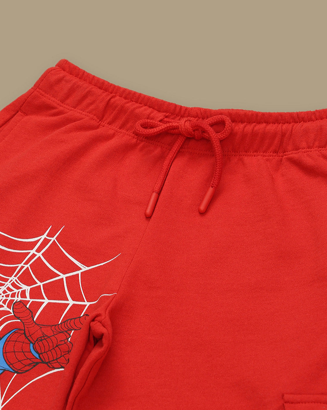 Spiderman Printed Regular Fit Joggers For Boys