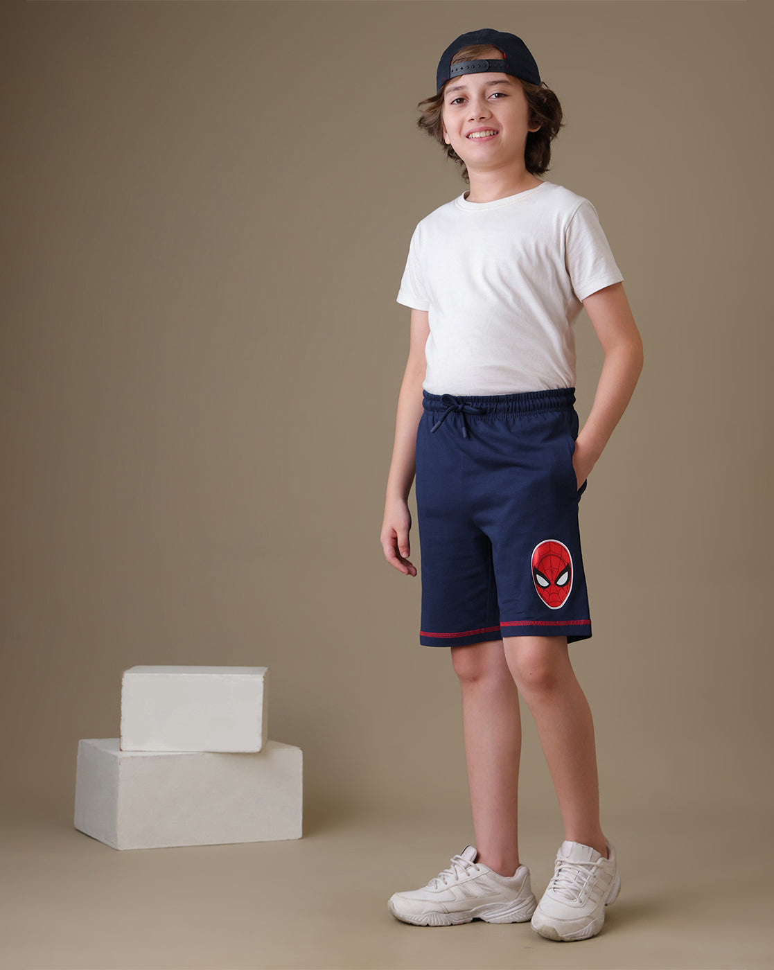 Spiderman  Regular Fit Shorts  Boys