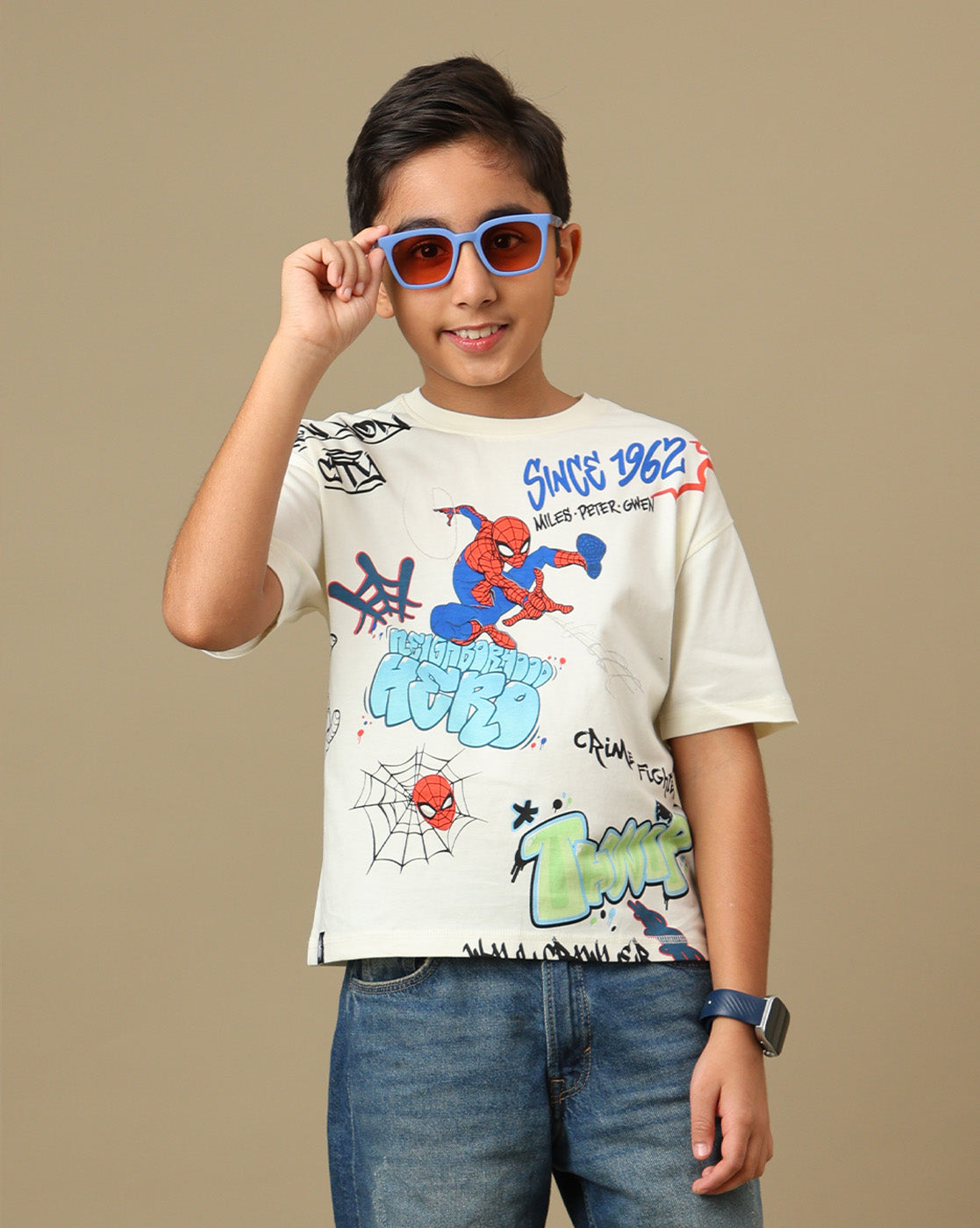 Spiderman Printed Tshirt For Boys