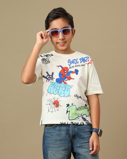 Spiderman Printed Tshirt For Boys